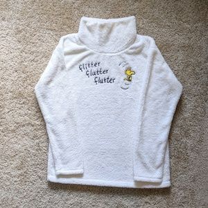 NWOT Uniqlo Peanuts Woodstock Fleece Mockneck Top